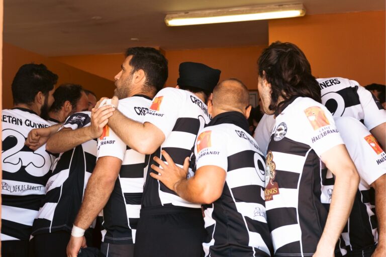 "Rugby isn't just a game, it's a symphony of strength, strategy, and solidarity, where every player's heartbeat becomes the rhythm of victory."