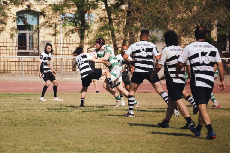 "Rugby isn't just a game, it's a symphony of strength, strategy, and solidarity, where every player's heartbeat becomes the rhythm of victory."